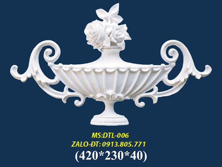 đắp phù điêu đấu cột xi măng DTL006